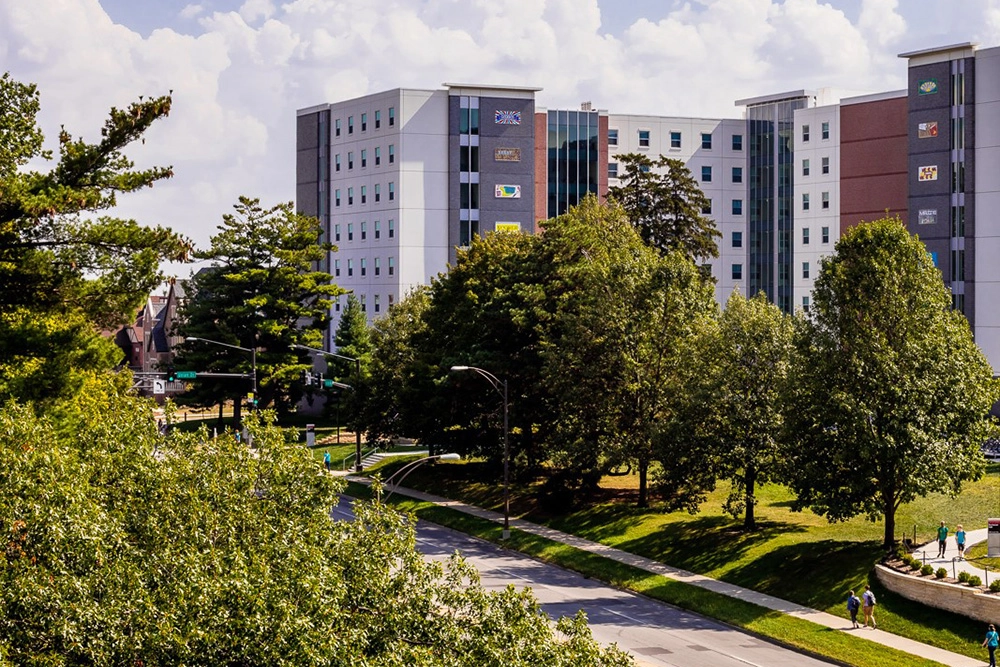 ISU Geoffroy Residence Hall Exterior