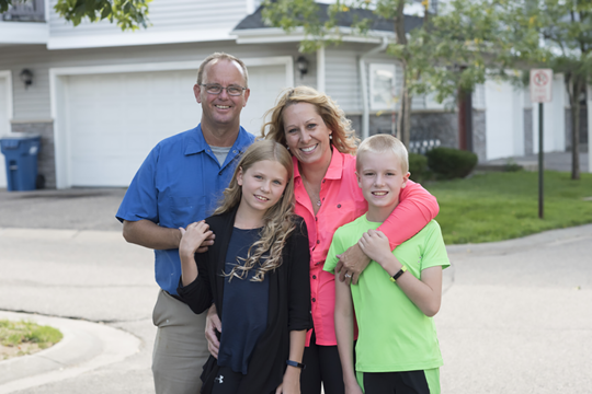 outdoor family portrait