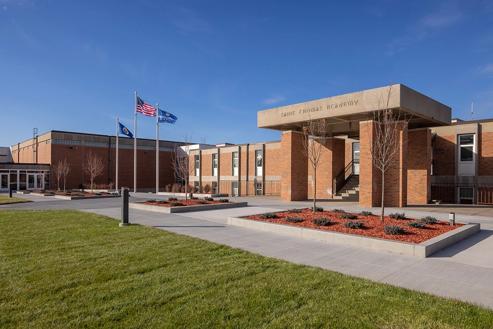 exterior of Saint Thomas Academy