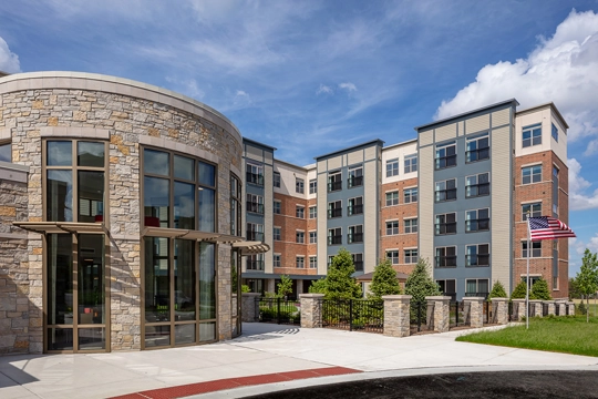 Aspired Living La Grange Senior Living Front Entrance